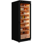 Vincellar C380A-CABK 星空黑箱體/加拿大雪松木層架 恆溫雪茄櫃 (7層, 1200-1800支)